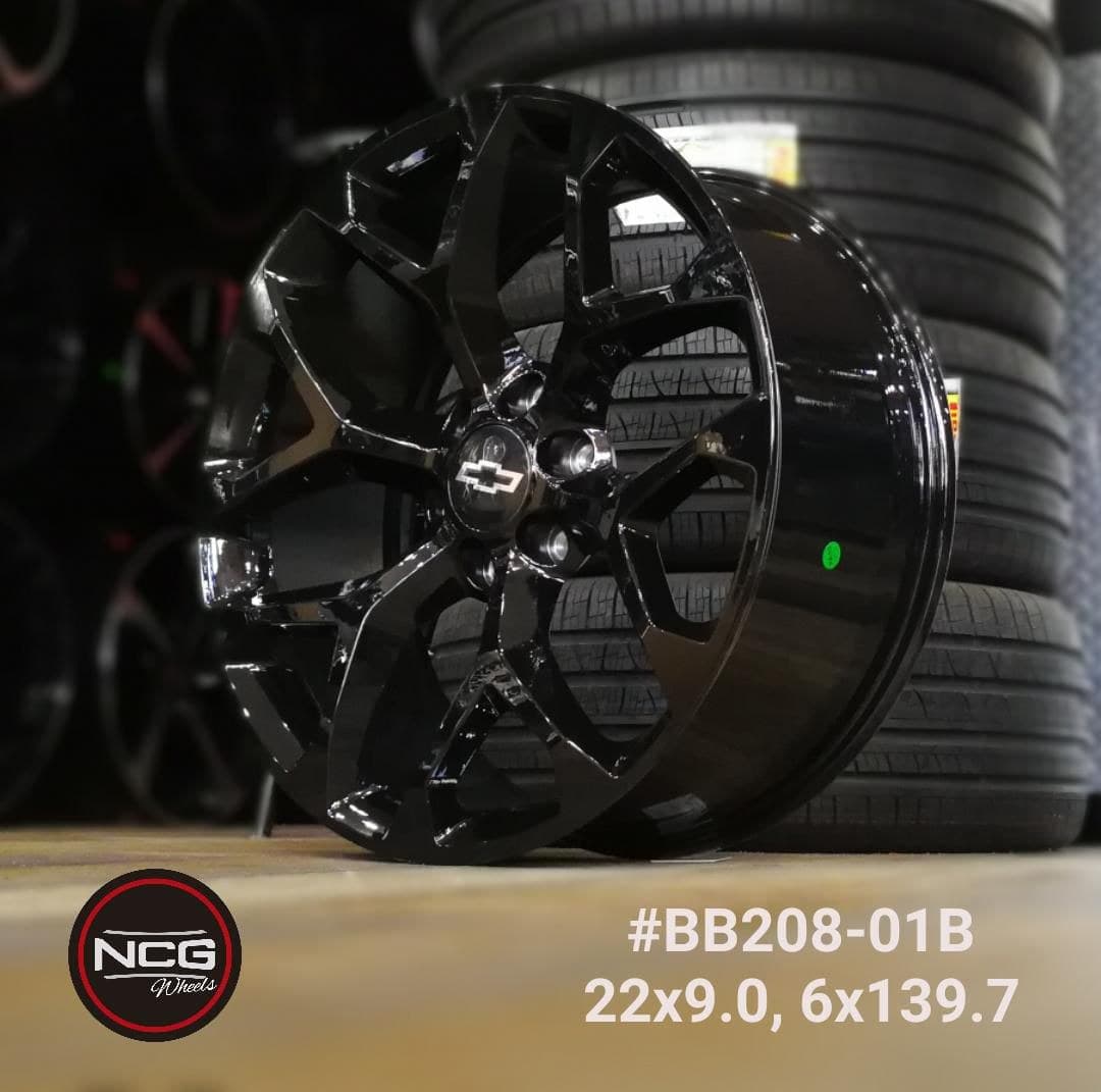 NCG WHEELS #BB208-01B - 22X9.0 6X139.7