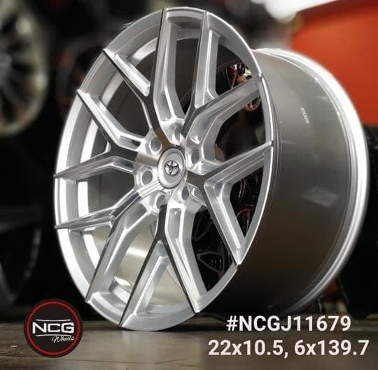NCG WHEELS #J11679HS - 22X10.5 6X139.7