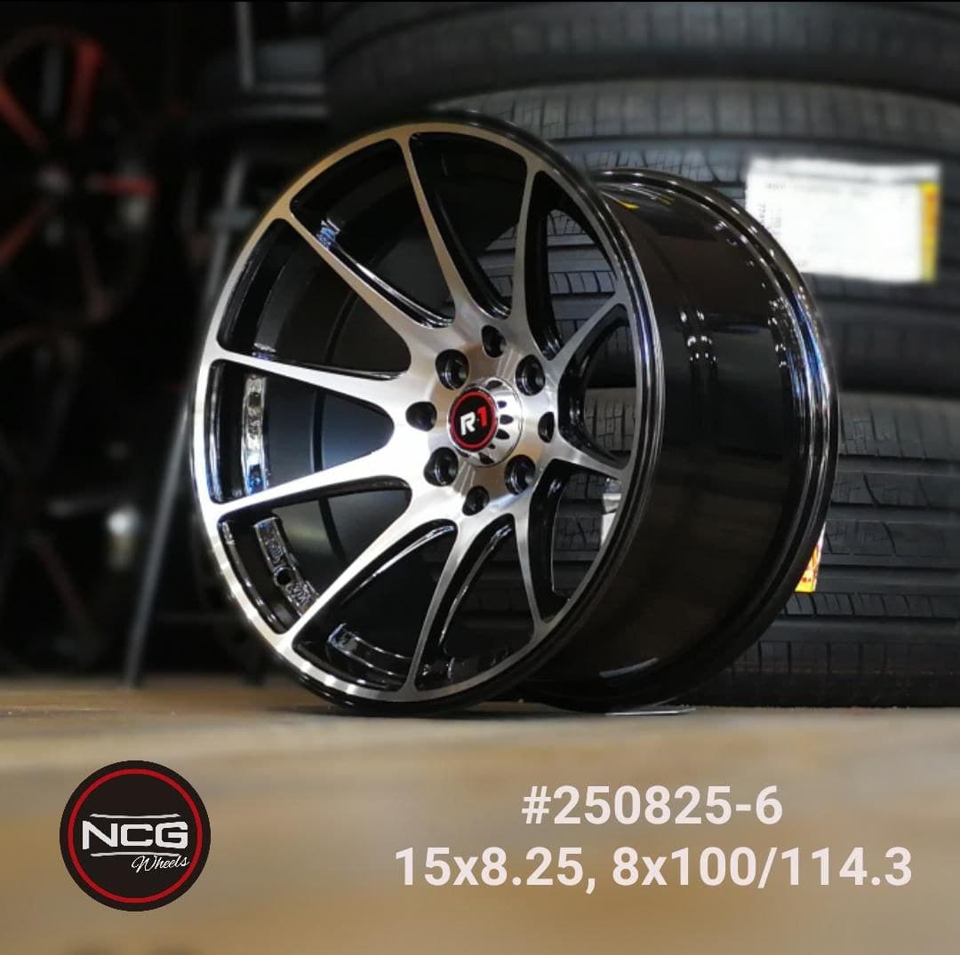 NCG WHEELS #250825-6 - 15X8.25 8X100/114.3